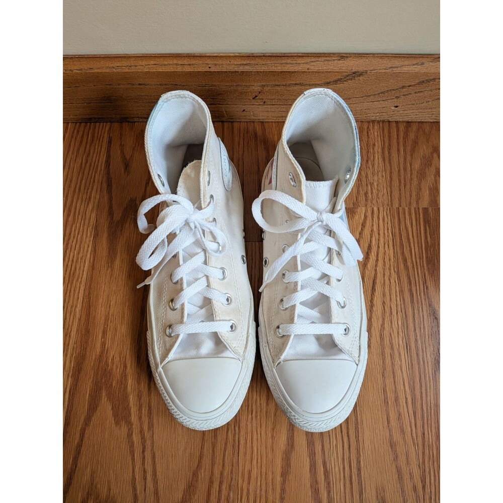 Converse All Star Disney Frozen 2 Movie Elsa Hi-Tops Chuck Taylor Womens Size 8 - Picture 5 of 13